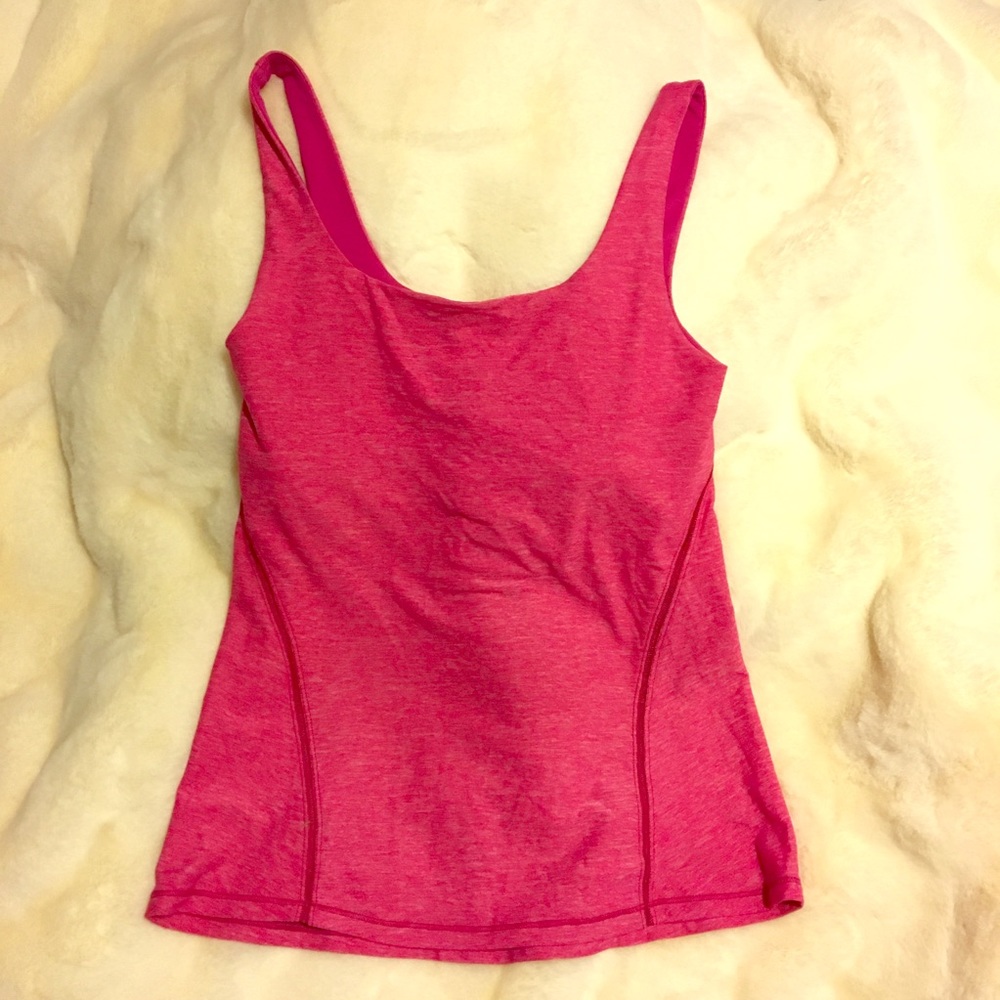 Lululemon pink tank